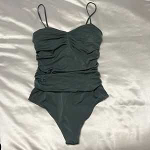 Express body contour thong bodysuit